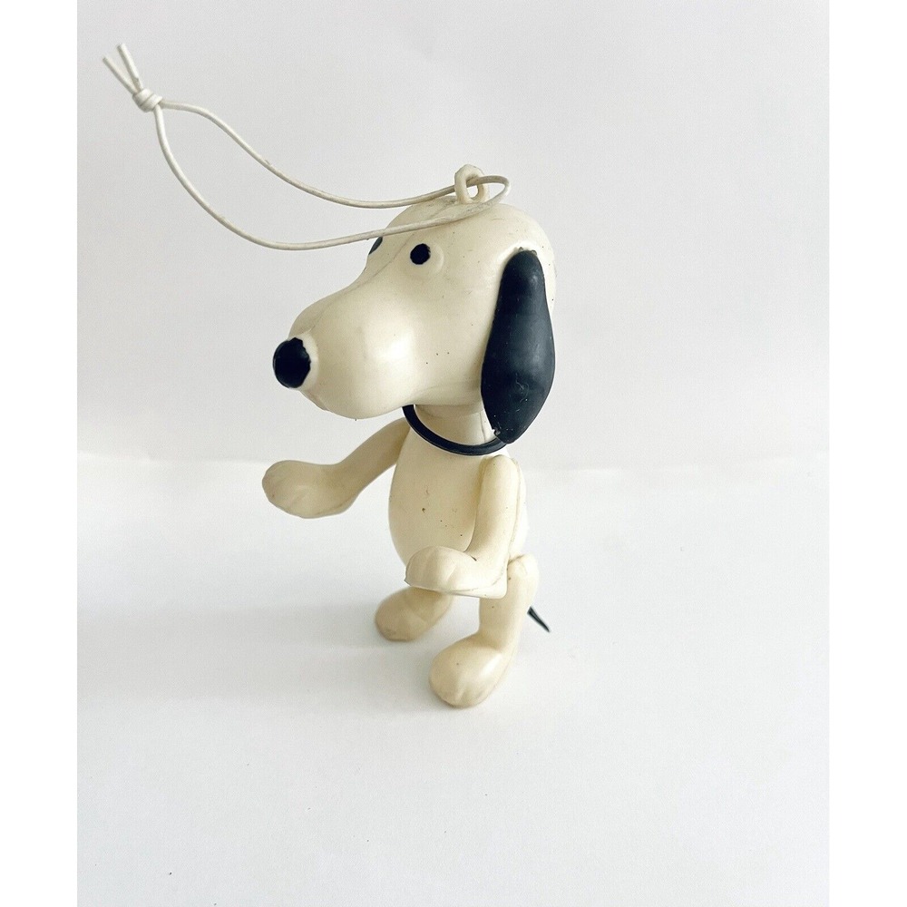 Vintage‎ SNOOPY Ornament 1970s Peanuts Plastic Christmas Tree Blow Mold